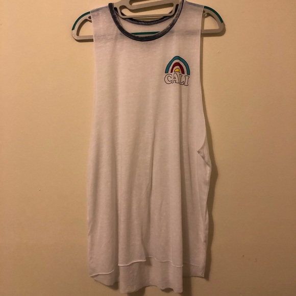 Freeze Long Line Shear CALI Tank Top - Picture 1 of 4